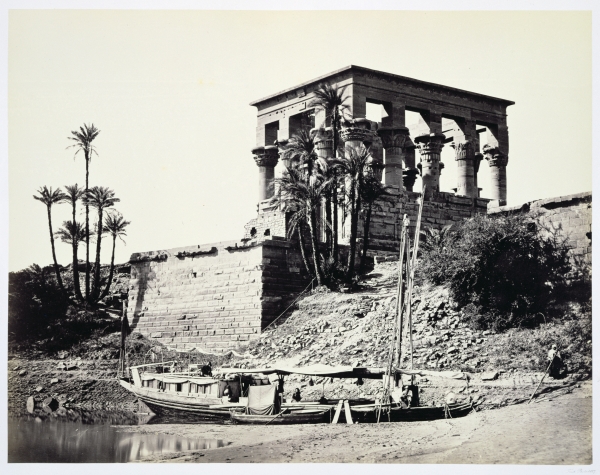 Kiosk of Trajan, Philae, Egypt, 1858 (b/w photo)  de Francis Frith