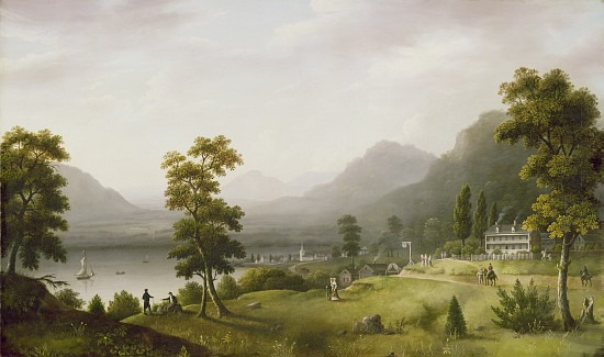 Carter's Tavern at the Head of Lake George, 1817-18 de Francis Guy
