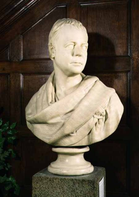 Sir Walter Scott, portrait bust de Francis Legatt Chantrey