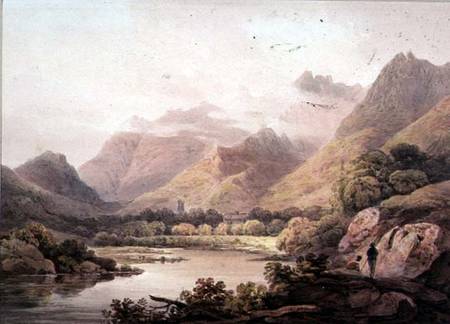 Ghirimeer, on the Upper Lake of Killarney de Francis Nicholson