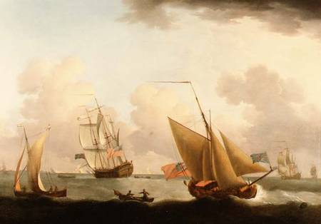 Shipping off the Dutch Coast de Francis Swaine