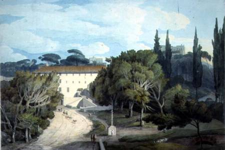 The Convent of St. Eufebio, near Naples de Francis Towne