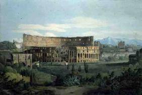 The Colosseum from the Caelian Hills, 1799 (pen