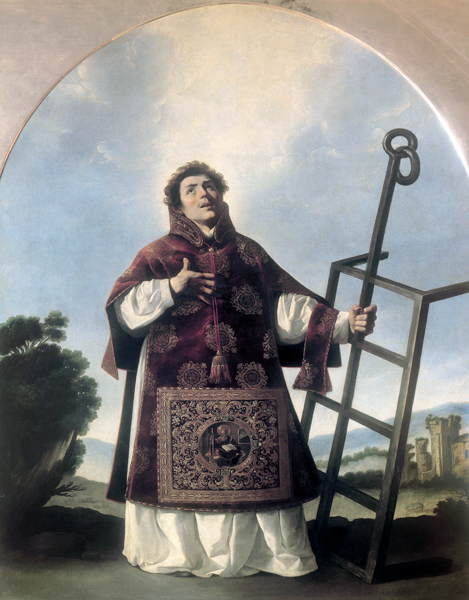 F.de Zurbaran / St.Lawrence de Francisco de Zurbarán (y Salazar)