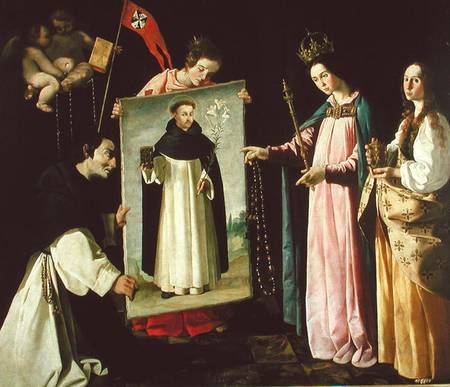 The Apparition of the Virgin to the Monk of Soriano de Francisco de Zurbarán (y Salazar)