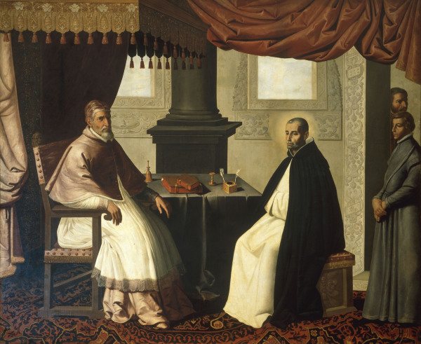 F.de Zurbarán, Bruno and Urban II de Francisco de Zurbarán (y Salazar)