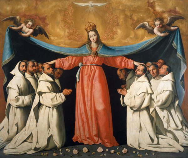 F.de Zurbarán, Madonna of protect.cloak de Francisco de Zurbarán (y Salazar)