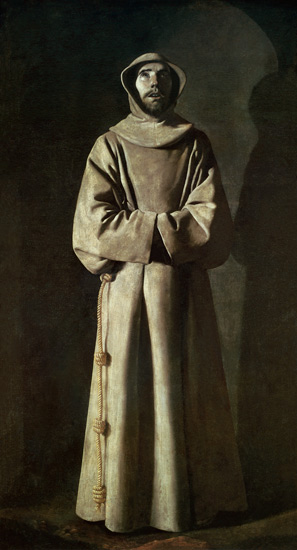 St. Francis (1181-1226) de Francisco de Zurbarán (y Salazar)