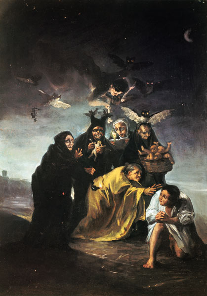 The Witches' Sabbath de Francisco José de Goya