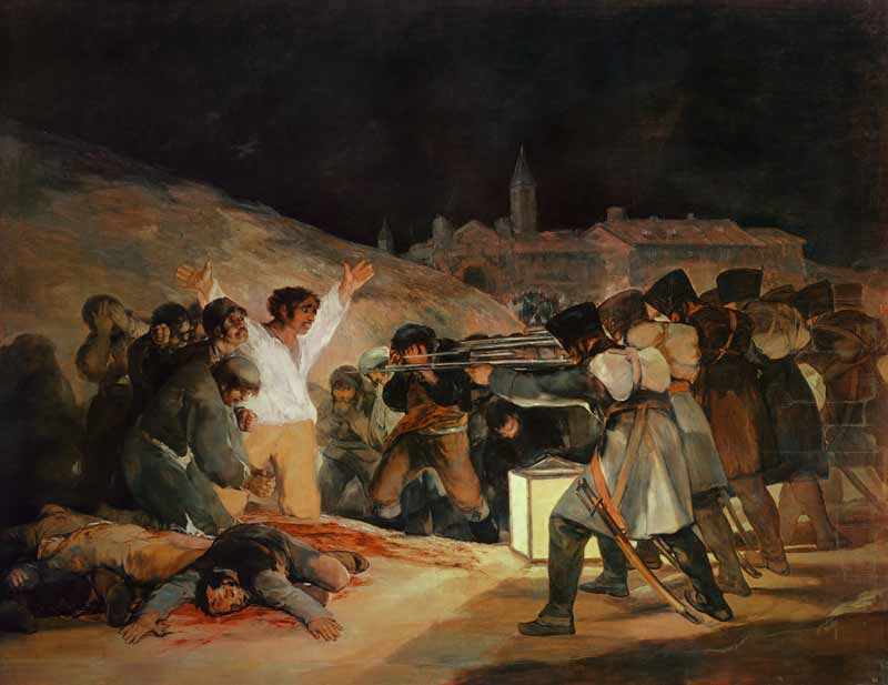 El tiro de los insurgentes de Francisco José de Goya