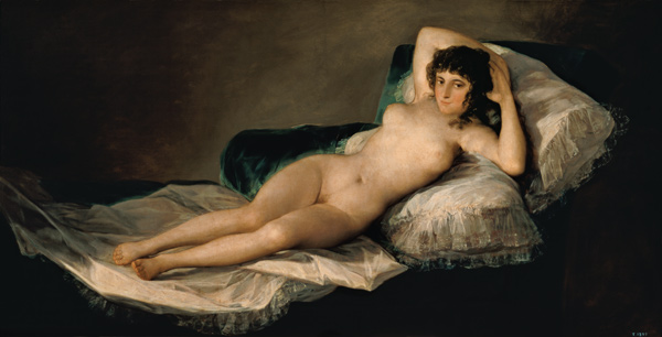 La Maja desnuda de Francisco José de Goya