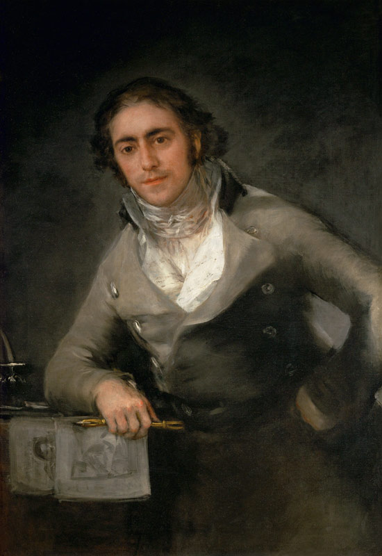Portrait of a man presumed to be Don Evaristo Perez de Castro de Francisco José de Goya