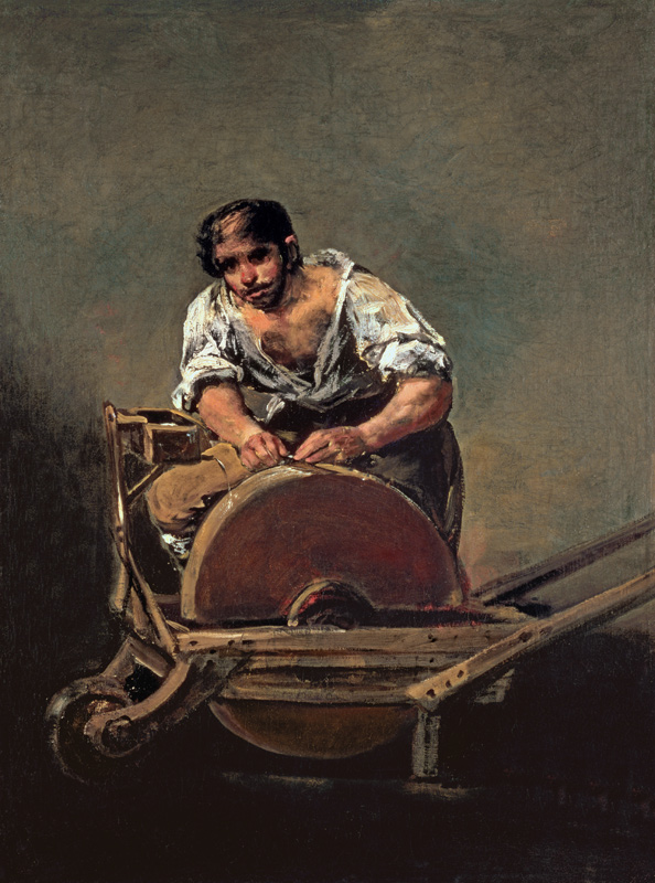 The Knife-Grinder de Francisco José de Goya
