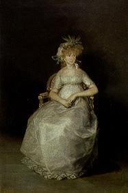 Portrait the Comtesse Chinchon de Francisco José de Goya