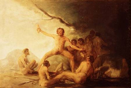 Cannibals savouring Human Remains de Francisco José de Goya
