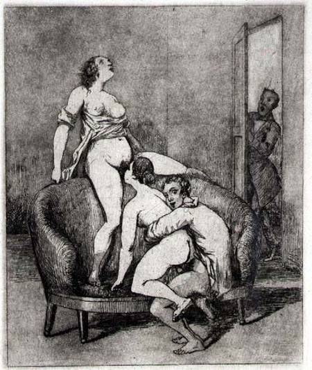 Caught in the act de Francisco José de Goya