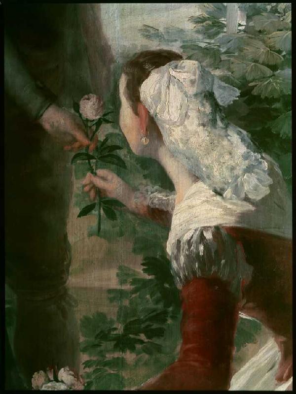 Der Frühling (Detail). de Francisco José de Goya