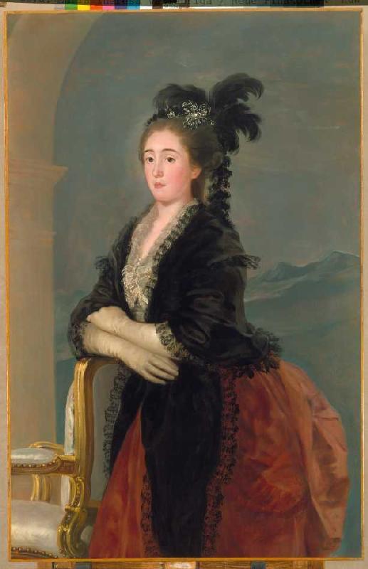 Dona Maria Teresa there of Vallabriga. de Francisco José de Goya