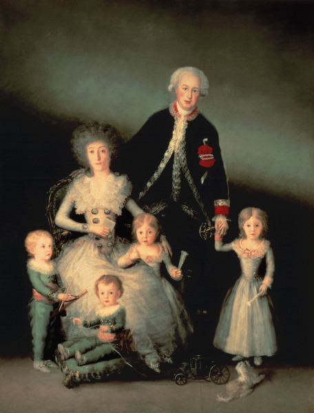 Duke of Osuna and family de Francisco José de Goya