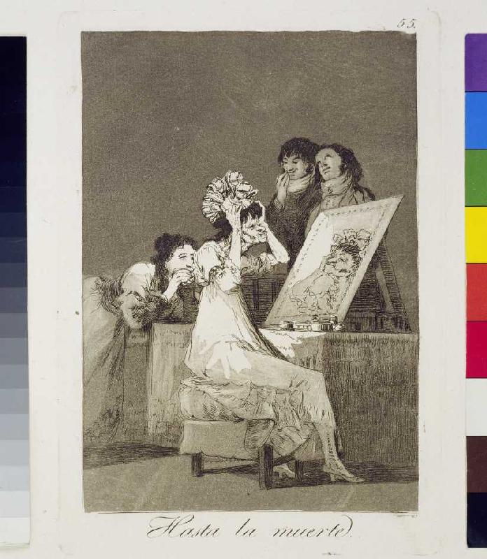 Hasta la muerte (Bis zum Tod). de Francisco José de Goya