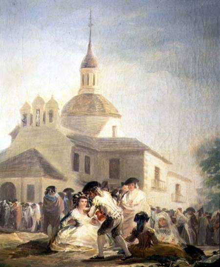 The Hermitage of San Isidro, Madrid de Francisco José de Goya