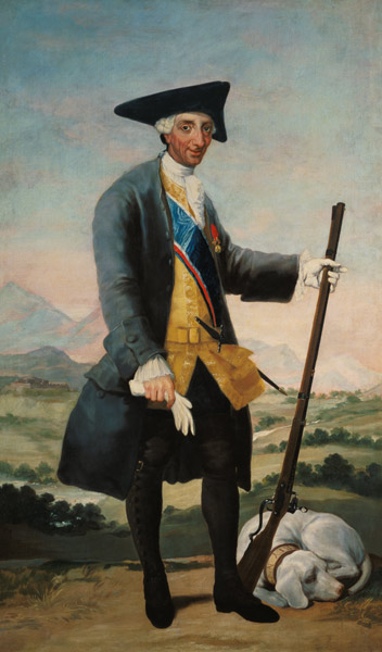 King Charles III as a Huntsman de Francisco José de Goya