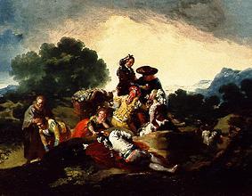 The country outing de Francisco José de Goya