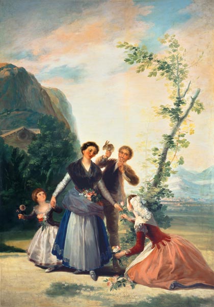 Las Floreras de Francisco José de Goya