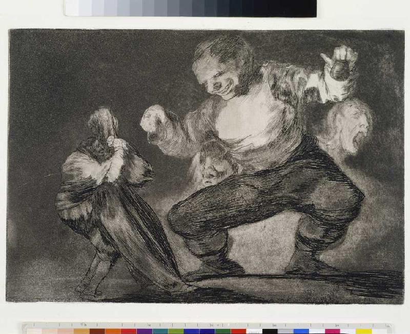Los Proverbios (Die Sprichwörter). de Francisco José de Goya