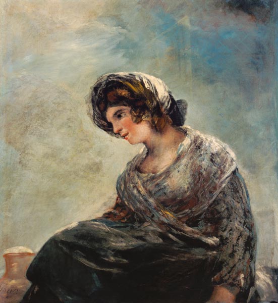 Dairy girl of Bordeaux de Francisco José de Goya