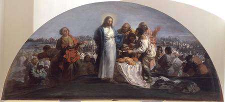 The Multiplication of the Loaves and Fishes de Francisco José de Goya