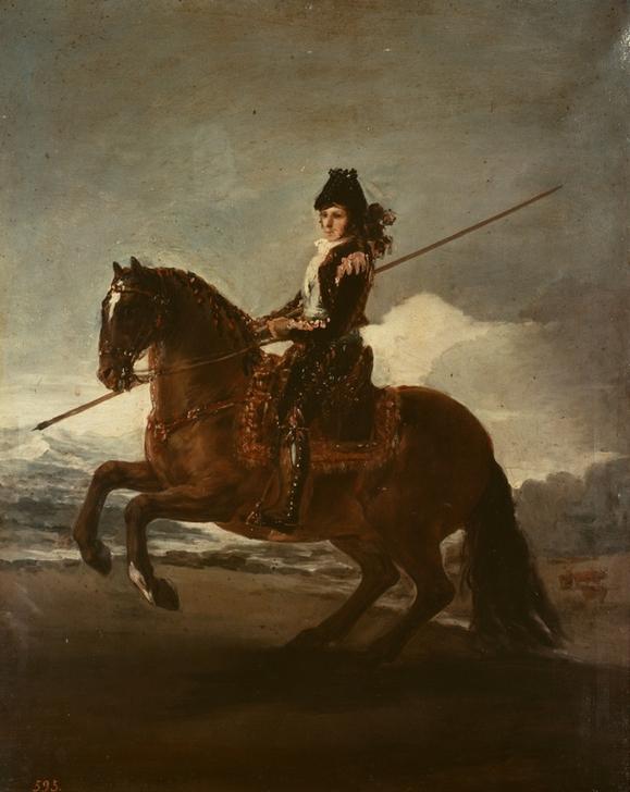 Picador on Horseback de Francisco José de Goya