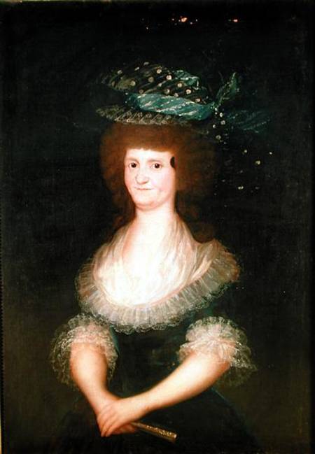 Portrait of Queen Maria Luisa (1751-1819) wife of King Charles IV (1788-1808) of Spain de Francisco José de Goya