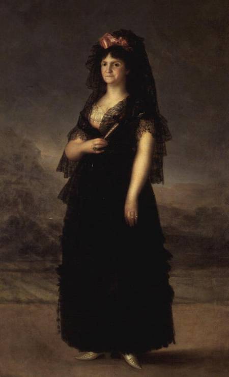 Queen Maria Lisa with a Mantilla de Francisco José de Goya