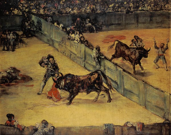 Scene at a Bullfight: The Divided Ring de Francisco José de Goya