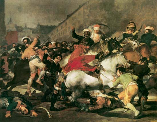 The Second of May, 1808. The Riot against the Mameluke Mercenaries de Francisco José de Goya