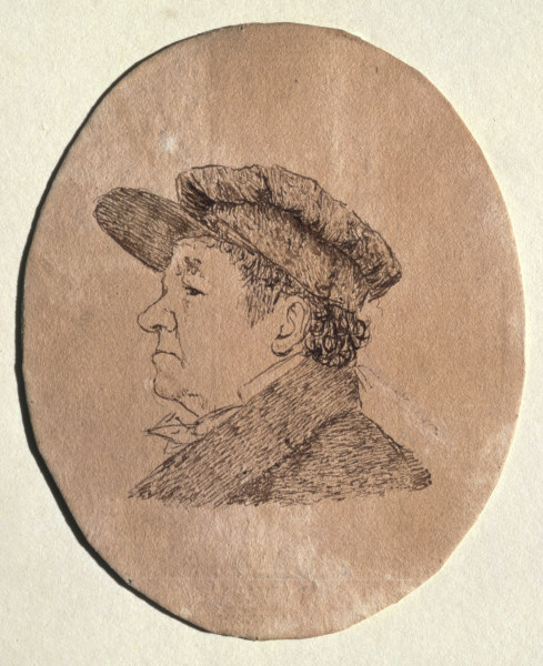 Franc?­sco de Goya , Self-portrait 1824 de Francisco José de Goya