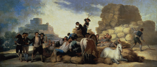 Summer, or The Harvest de Francisco José de Goya