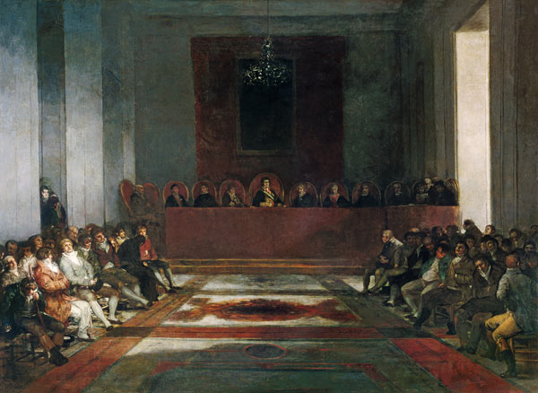 La Asamblea de la Compañía Real de Filipinas de Francisco José de Goya