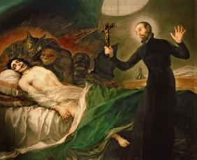 St. Francis Borgia (1510-72) Helping a Dying Impenitent
