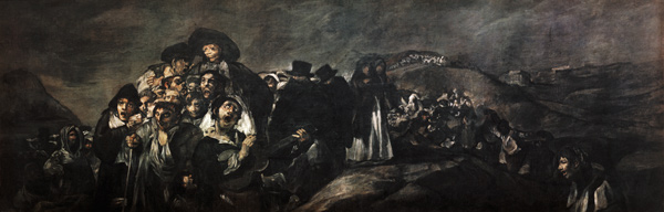 (the pilgrimage of the San Isidro end the black pi de Francisco José de Goya