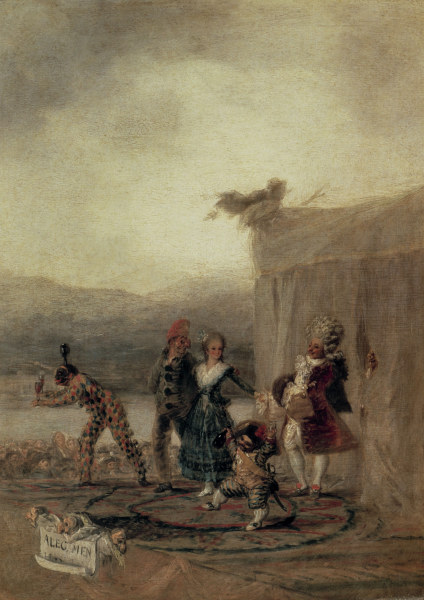 Travelling Commedia dellarte. de Francisco José de Goya