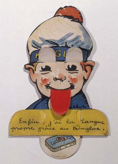 Advertisement for Kinglax laxative Chocolate, early twentieth century de Francisque Poulbot