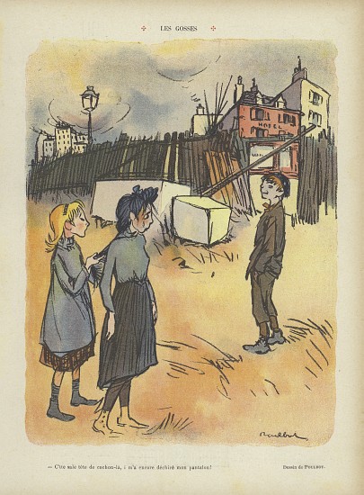 Kids. Illustration for Le Rire de Francisque Poulbot