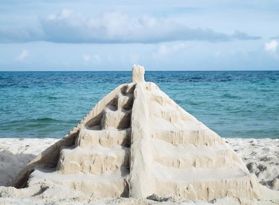 mayan sand pyramid de Franck Camhi