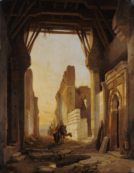 The Gates of El Geber in Morocco de Francois Antoine Bossuet