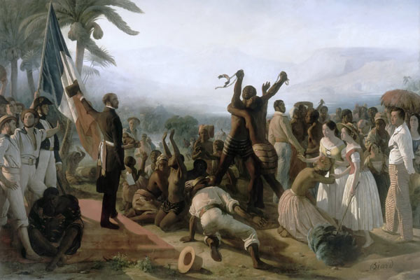 Proclamation of the Abolition of Slavery in the French Colonies, 27 April 1848 de François August Biard