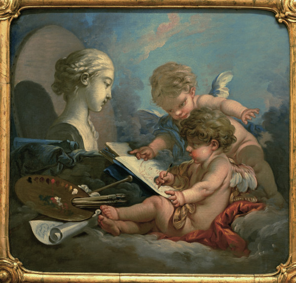 Allegory of Paint. de François Boucher