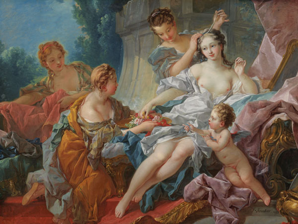 El aseo de Venus de François Boucher
