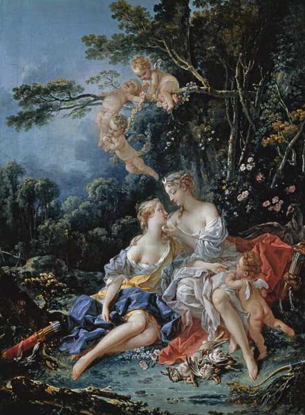 Jupiter y Callisto de François Boucher